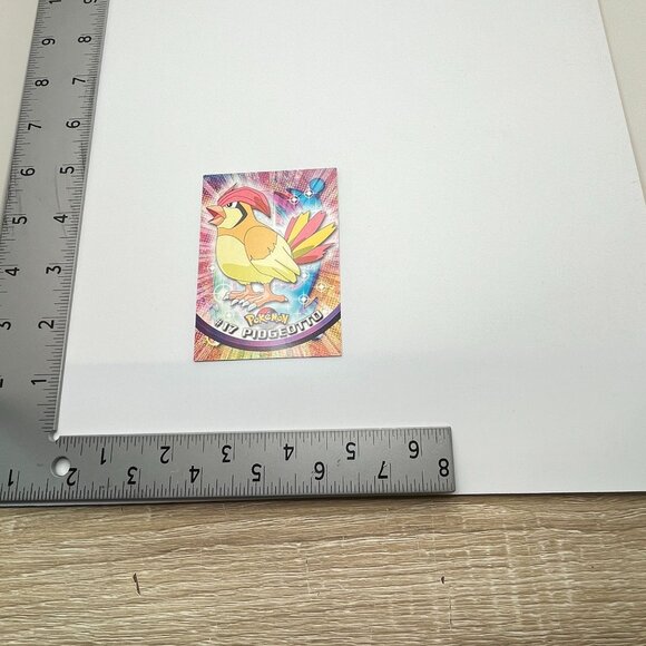 Pidgeotto Pokemon Card Topps #17 TV Animation Edition Series Black Logo - Picture 6 of 6